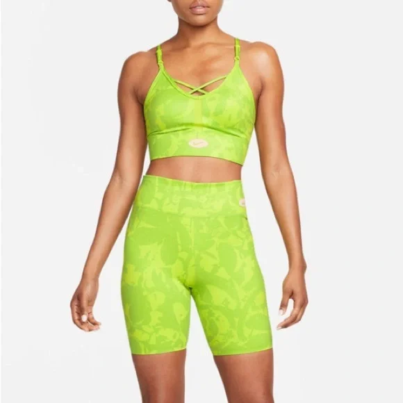 Nike, Shorts, Nwt Nike Pro Volt Biker Shorts And Sports Bra Set